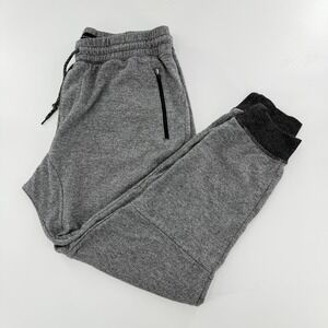 Brooklyn Cloth Jogger Sweatpants Modern Men XL Heather Gray Marled Slim Tapered